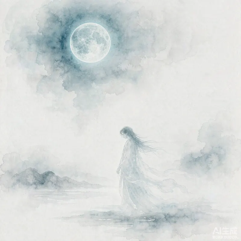 夢見鬼是什麼意思_周公解夢水墨插圖